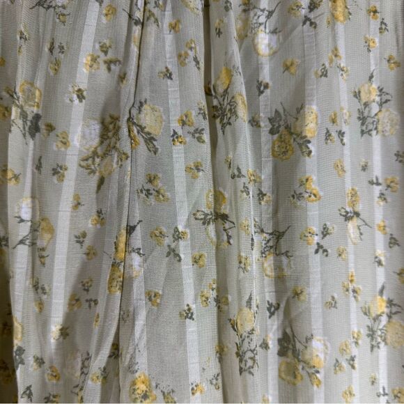 FREE PEOPLE EMMALINE TIERED PULLON FLARED PANTS IN SAGE COMBO NWT - Picture 8 of 9